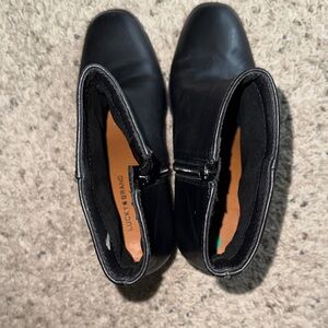 Lucky Brand Black Leather  Ankle Booties